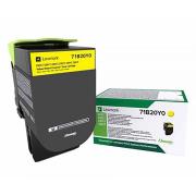 Lexmark origin&aacute;ln&iacute; toner 71B20Y0, yellow, 2300str.