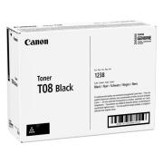 Canon originální toner T08 BK, 3010C006, black, 11000str.