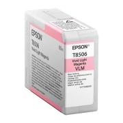 Epson originální ink C13T85060N, vivid light magenta, 80ml