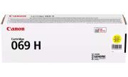 Canon originální vysokokapacitní toner Cartridge 069 H Y žlutý, MF752Cdw, 754Cdw, LBP673Cdw, kapacita 5 500 stran