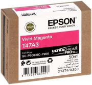 Epson inkoustová náplň/ C13T47A300/ Singlepack Magenta/ UltraChrome