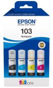 Epson inkoustová náplň 103/ T00S64A/ EcoTank/ L1x10/ L315x/ L325x/ L3x6x/ L5190/ 4-colour Multipack