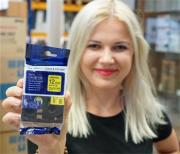 alternativ Brother páska TZE-631 12mm černý tisk/žlutý podklad, laminovaná