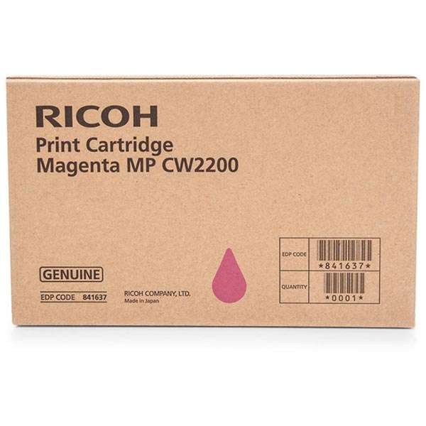Ricoh originální ink 841637, magenta, Ricoh MPC W2200S, MP CW2201