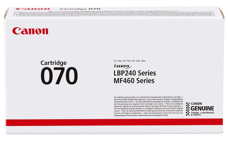 Canon originální toner 070 black pro MF461dw, 463dw, 465dw(3000 str.)