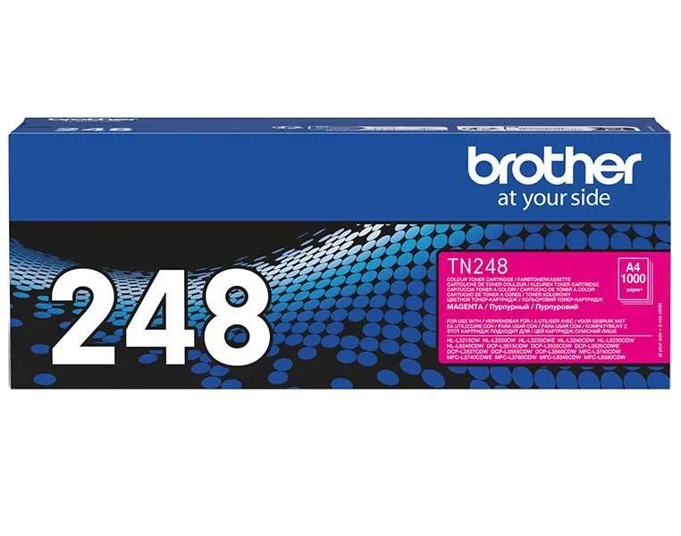 BROTHER toner TN248M magenta 1000str./ DCP-L3520CDW, DCP-L3560CDW, HL-L3220CW, O
