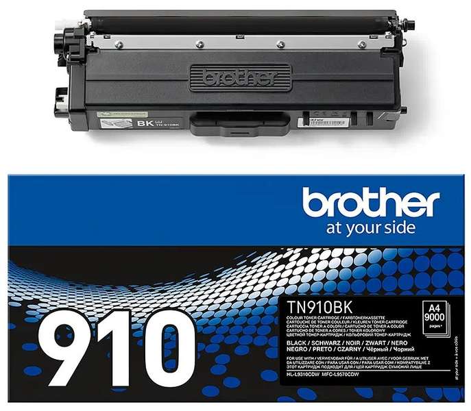 BROTHER toner TN-910BK pro HL-L9310CDW/MFC-L9570CDW / 9.000 stran, / černý