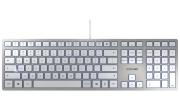 ROZBALENÉ - CHERRY klávesnice KC 6000 Slim EU layout stříbrná